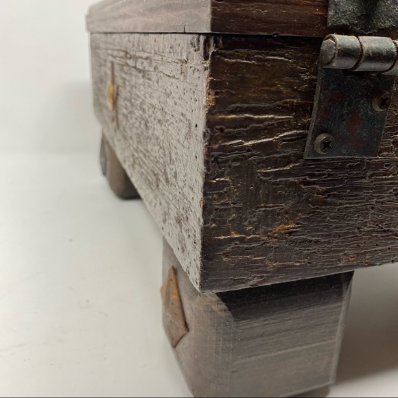 Potpourri Vintage Big Wooden Carved Box 16”x12”x8” - Picture 2 of 12